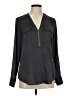 Express Outlet 100% Polyester Gray Long Sleeve Blouse Size M - photo 1