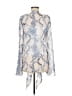 Olivaceous 100% Polyester Blue Kimono Size M - photo 2