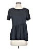 Gap 100% Cotton Gray Short Sleeve Top Size XS - photo 1
