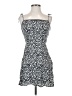 MNG Animal Print Blue Casual Dress Size 2 - photo 1