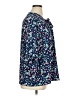 Unbranded Floral Blue 3/4 Sleeve Blouse Size XL - photo 4