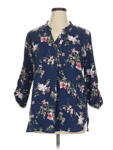 Timeson 3/4 Sleeve Blouse (view 1)