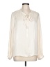 J.Crew 100% Polyester Ivory Long Sleeve Blouse Size L (estimated) - photo 1