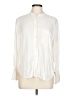 Zara Ivory Long Sleeve Button-Down Shirt Size L - photo 1
