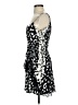Self-Portrait 100% Cotton Animal Print Silver White Leopard Printed Mini Dress Size 0 - photo 5