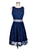 Miami 100% Polyester Blue Cocktail Dress Size S - photo 1