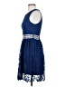 Miami 100% Polyester Blue Cocktail Dress Size S - photo 5