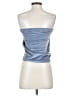 GRAFFITI Blue Tube Top Size S - photo 2