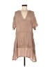 Aimage 100% Polyester Tan Casual Dress Size M - photo 1