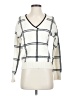Moth Plaid White Pullover Sweater Size XS - photo 1