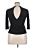 Sandro 100% Linen Black 3/4 Sleeve Top Size Sm (1) - photo 2