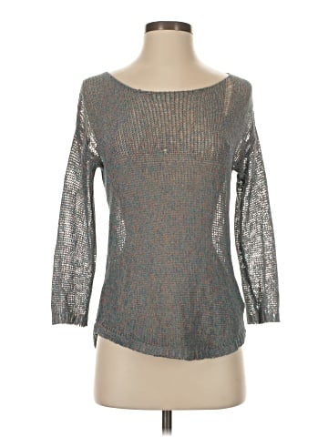 Velvet Pullover Sweater (view 1)