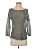 Velvet Metallic Silver Pullover Sweater Size P (petite) - photo 1