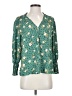 Eclair 100% Polyester Green 3/4 Sleeve Blouse Size XS - photo 1