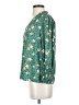 Eclair 100% Polyester Green 3/4 Sleeve Blouse Size XS - photo 5