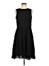 H&M Solid Black Cocktail Dress Size 6 - photo 1