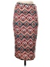 Matty M Print Multi Color Teal Casual Skirt Size S - photo 1