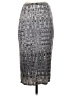 Matty M Graphic Gray Casual Skirt Size S - photo 2