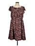 Draper James Floral Brown Casual Dress Size XL - photo 1