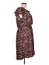 Draper James Floral Brown Casual Dress Size XL - photo 4