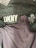 DKNY 100% Wool Solid Gray Wool Skirt Size 8 - photo 3