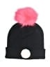 Justice 100% Acrylic Pink Black Beanie One size (youth) - photo 1