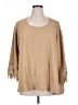 Hayden 100% Cotton Tan Pullover Sweater Size 1X - photo 1