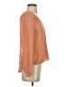 Blu Pepper 100% Polyester Orange Long Sleeve Blouse Size S - photo 4