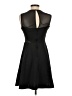 Bisou Bisou Solid Black Cocktail Dress Size 4 - photo 2
