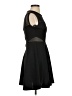Bisou Bisou Solid Black Cocktail Dress Size 4 - photo 4