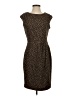 Calvin Klein Animal Print Brown Cocktail Dress Size 4 - photo 1