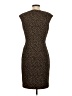 Calvin Klein Animal Print Brown Cocktail Dress Size 4 - photo 2