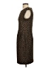 Calvin Klein Animal Print Brown Cocktail Dress Size 4 - photo 5