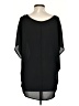 Express 100% Rayon Black Short Sleeve Top Size S - photo 2