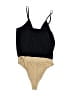 WAYF 100% Polyester Tan Bodysuit Size M - photo 2