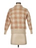 MNG Checkered-gingham Tan Turtleneck Sweater Size XXS - photo 1