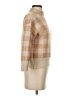MNG Checkered-gingham Tan Turtleneck Sweater Size XXS - photo 4