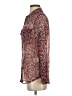 Equipment 100% Silk Animal Print Red Long Sleeve Silk Top Size XS - photo 5