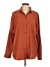 Ekouaer Orange Long Sleeve Blouse Size M - photo 1