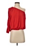 LNA Red 3/4 Sleeve Blouse Size XS - photo 1