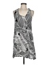 Assorted Brands Graphic Gray Black Casual Dress Size M (estimated) - photo 1