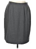 Bill Blass Solid Gray Formal Skirt Size 12 (petite) - photo 1