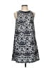 Ann Taylor LOFT 100% Polyester Graphic Blue Casual Dress Size XS - photo 1