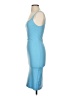 Zara Solid Blue Cocktail Dress Size S - photo 5