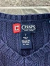 Chaps 100% Cotton Blue Sweater Vest Size 7 - photo 3