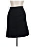 Uniqlo 100% Polyester Solid Black Formal Skirt Size 10 - photo 1