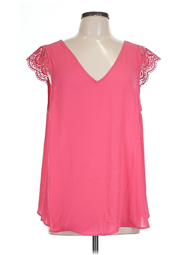 Torrid Sleeveless Blouse In Pink
