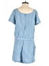 Ann Taylor LOFT Solid Blue Romper Size 4 - photo 2