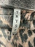 Tryst Animal Print Silver Short Sleeve Top Size S - photo 7