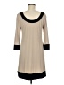 ABS Allen Schwartz Solid Tan Casual Dress Size M - photo 2